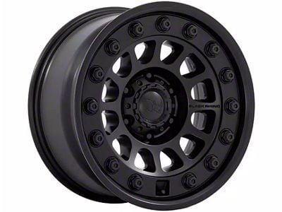Black Rhino Outback Matte Black Wheel; 18x8.5; 0mm Offset (07-18 Jeep Wrangler JK)