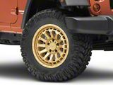Black Rhino Raid Gold Wheel; 18x9.5; -18mm Offset (07-18 Jeep Wrangler JK)
