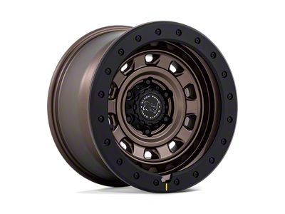Black Rhino Xplorer Burnt Bronze with Matte Black Lip Wheel; 17x9; -12mm Offset (07-18 Jeep Wrangler JK)
