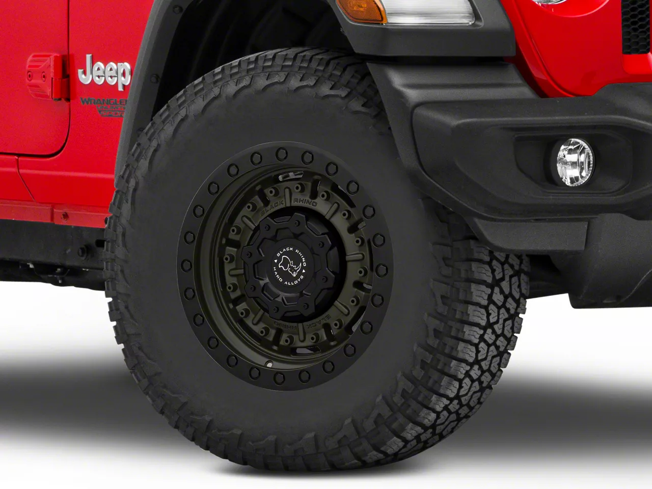 Black Rhino Jeep Wrangler Warthog Matte Olive Dab Green with