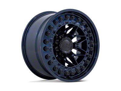 Black Rhino Alpha Midnight Blue Wheel; 18x9; 0mm Offset (18-25 Jeep Wrangler JL)