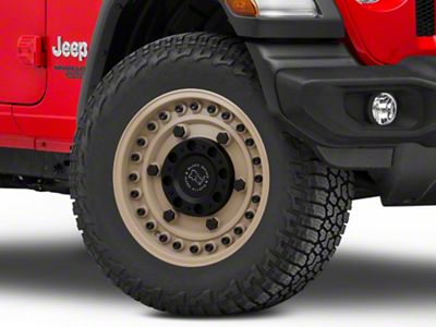 Black Rhino Armory Desert Sand Wheel; 18x9.5; -18mm Offset (18-25 Jeep Wrangler JL)