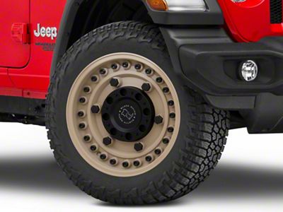 Black Rhino Armory Desert Sand Wheel; 20x9.5; -18mm Offset (18-25 Jeep Wrangler JL)