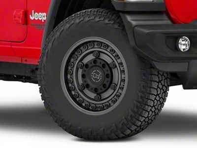 Black Rhino Armory Gunblack Wheel; 17x9.5; -18mm Offset (18-25 Jeep Wrangler JL)