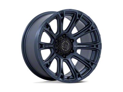 Black Rhino Diamondback Metallic Blue Wheel; 18x9; -12mm Offset (18-25 Jeep Wrangler JL)