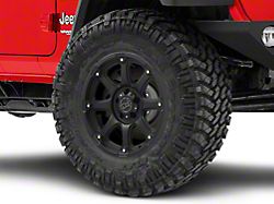 Black Rhino Glamis Matte Black Wheel; 18x9; -12mm Offset (18-25 Jeep Wrangler JL)