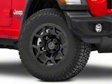 Black Rhino Overland Matte Black Wheel; 18x9.5; -18mm Offset (18-25 Jeep Wrangler JL)
