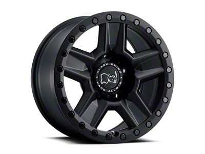 Black Rhino Ravine Matte Black Wheel; 18x9; 35mm Offset (18-25 Jeep Wrangler JL)