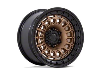 Black Rhino Sahara Matte Bronze with Gloss Black Lip Wheel; 17x9; 0mm Offset (18-25 Jeep Wrangler JL)