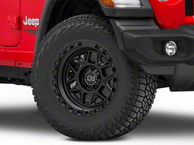 Black Rhino Kelso Matte Black Wheel; 18x9; 0mm Offset (18-25 Jeep Wrangler JL)