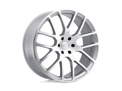 Black Rhino Kunene Silver with Mirror Cut Face Wheel; 20x9; 30mm Offset (18-25 Jeep Wrangler JL)