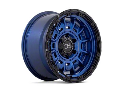 Black Rhino Legion Cobalt Blue with Black Lip Wheel; 20x10; -18mm Offset (18-25 Jeep Wrangler JL)