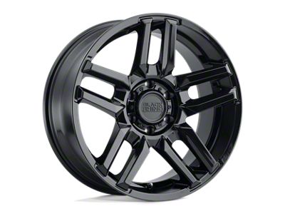Black Rhino Mesa Gloss Black Wheel; 20x9; -18mm Offset (18-25 Jeep Wrangler JL)