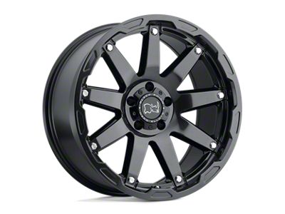 Black Rhino Oceano Gloss Gun Black with Stainless Bolts Wheel; 17x9.5; -18mm Offset (18-25 Jeep Wrangler JL)