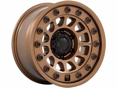 Black Rhino Outback Matte Bronze Wheel; 17x8.5; -10mm Offset (18-25 Jeep Wrangler JL)