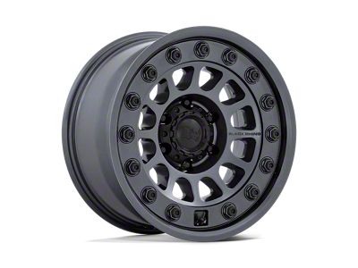 Black Rhino Outback Matte Gunmetal Wheel; 17x8; 32mm Offset (18-25 Jeep Wrangler JL)