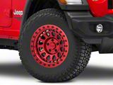 Black Rhino Primm Candy Red with Black Bolts Wheel; 17x9; -18mm Offset (18-25 Jeep Wrangler JL)