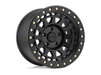 Black Rhino Primm Matte Black with Brass Bolts Wheel; 18x9.5; 0mm Offset (18-25 Jeep Wrangler JL)