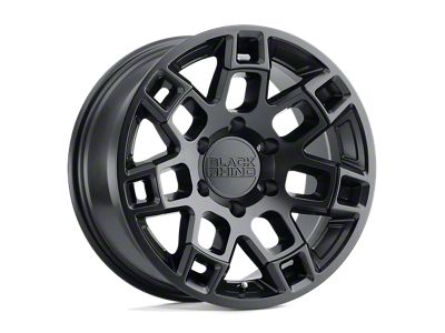 Black Rhino Ridge Matte Black Wheel; 20x9; -18mm Offset (18-25 Jeep Wrangler JL)