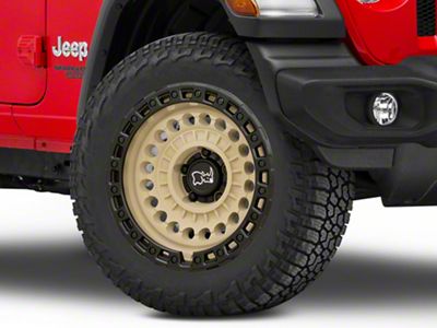 Black Rhino Sentinel Desert Sand Wheel; 20x9.5; -18mm Offset (18-25 Jeep Wrangler JL)