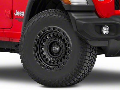 Black Rhino Sentinel Matte Black Wheel; 17x8.5; -18mm Offset (18-25 Jeep Wrangler JL)