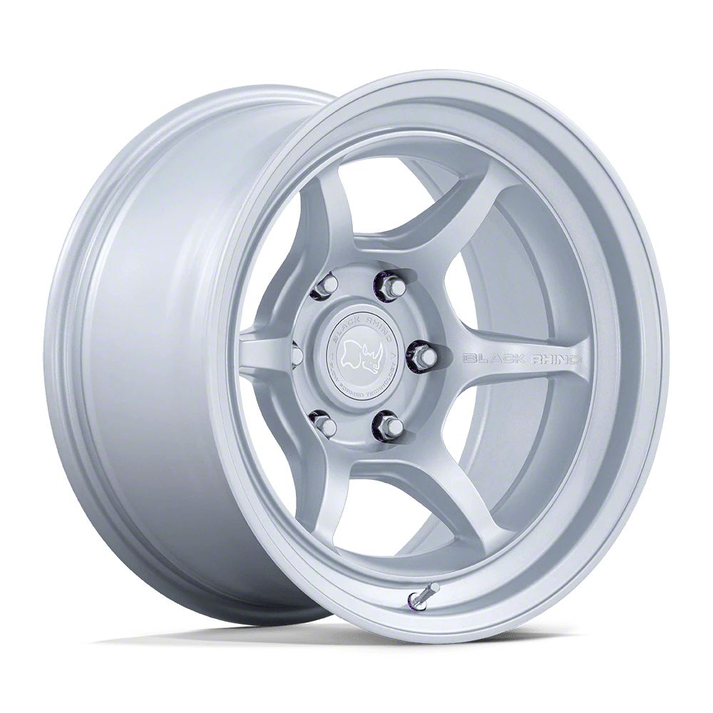 新rin Black Rhino Jeep Wrangler Shogun Hyper Silver Wheel; 17x9