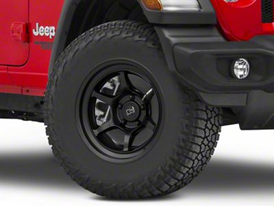 Black Rhino Shogun Matte Black Wheel; 17x8.5; -10mm Offset (18-25 Jeep Wrangler JL)