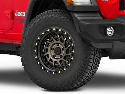 Black Rhino Shredder Matte Black with Machined Dark Tint Wheel; 17x9; 0mm Offset (18-25 Jeep Wrangler JL)