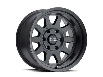 Black Rhino Stadium Matte Black Wheel; 17x9.5; -18mm Offset (18-25 Jeep Wrangler JL)