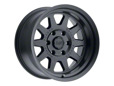 Black Rhino Stadium Matte Black Wheel; 17x9.5; -18mm Offset (18-25 Jeep Wrangler JL)