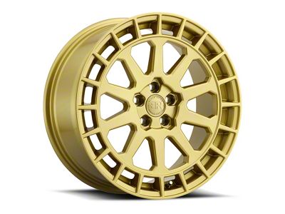 Black Rhino Boxer Gloss Gold Wheel; 18x8; 40mm Offset (87-95 Jeep Wrangler YJ)