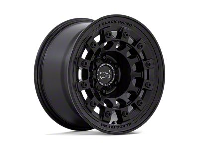 Black Rhino Fuji Matte Black Wheel; 17x8; 20mm Offset (97-06 Jeep Wrangler TJ)