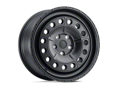 Black Rhino Unit Matte Black Wheel; 17x8; 30mm Offset (87-95 Jeep Wrangler YJ)