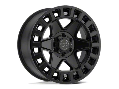 Black Rhino York Matte Black Wheel; 18x8; 30mm Offset (18-25 Jeep Wrangler JL)