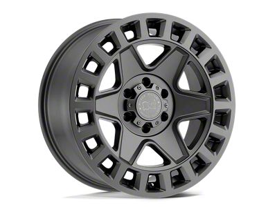 Black Rhino York Matte Gunmetal Wheel; 17x8; 30mm Offset (18-25 Jeep Wrangler JL)