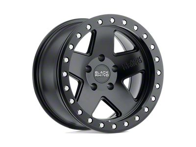 Black Rhino Crawler Matte Black Wheel; 17x9.5; -18mm Offset (18-25 Jeep Wrangler JL)