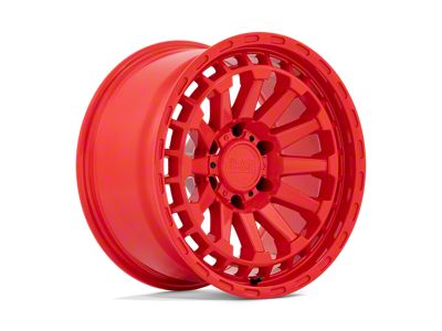 Black Rhino Raid Gloss Red Wheel; 17x8.5; -18mm Offset (18-25 Jeep Wrangler JL)