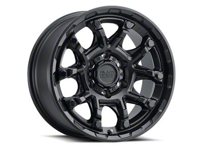 Black Rhino Ark Matte Black 6-Lug Wheel; 17x8.5; 0mm Offset (16-23 Tacoma)