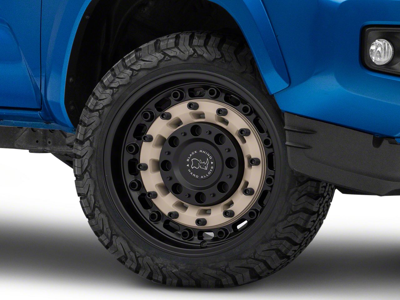 Black Rhino Tacoma Arsenal Sand On Black 6-Lug Wheel; 20x9.5