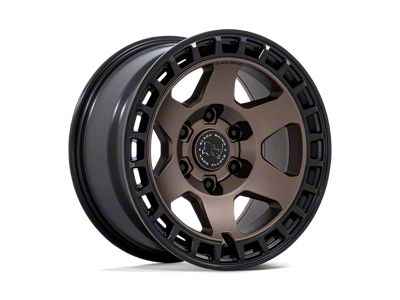 Black Rhino Bahari Burnt Bronze with Matte Black Lip 6-Lug Wheel; 17x8.5; -10mm Offset (24-25 Tacoma)