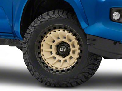Black Rhino Barrage Desert Sand on Matte Black 6-Lug Wheel; 18x9; 0mm Offset (16-23 Tacoma)