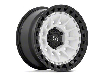 Black Rhino Barrage Gloss White on Matte Black 6-Lug Wheel; 17x8.5; -10mm Offset (16-23 Tacoma)