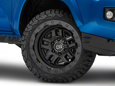 Black Rhino Barstow Textured Matte Black 6-Lug Wheel; 20x9.5; -18mm Offset (16-23 Tacoma)