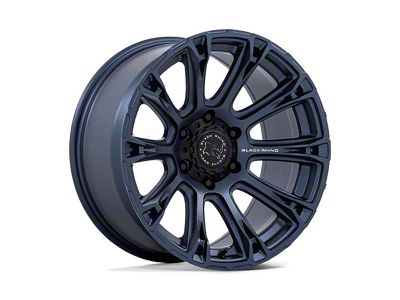 Black Rhino Diamondback Metallic Blue 6-Lug Wheel; 17x8.5; 25mm Offset (24-25 Tacoma)
