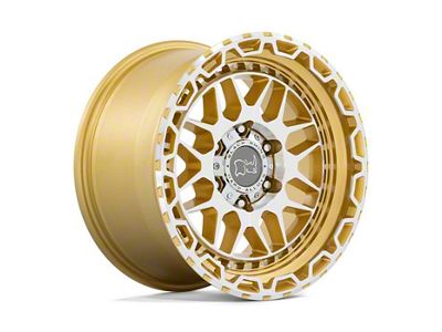 Black Rhino Holcomb Gloss Gold 6-Lug Wheel; 17x9.5; 12mm Offset (16-23 Tacoma)