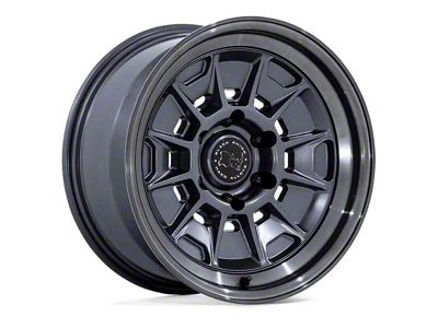 Black Rhino Mondo Matte Gunmetal with Gloss Gray Lip 6-Lug Wheel; 17x8.5; 20mm Offset (24-25 Tacoma)