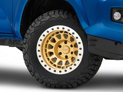 Black Rhino Primm Matte Gold 6-Lug Wheel; 17x8.5; -30mm Offset (16-23 Tacoma)