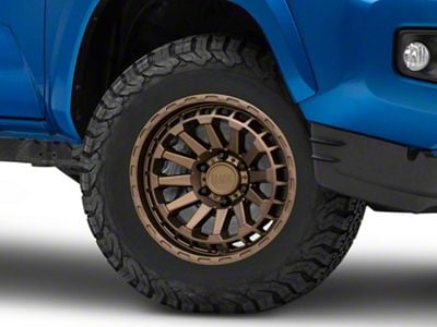 Black Rhino Raid Matte Bronze 6-Lug Wheel; 17x8.5; -18mm Offset (16-23 Tacoma)