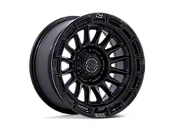 Black Rhino Rival Matte Black with Gloss Black Lip 6-Lug Wheel; 17x8.5; 25mm Offset (24-25 Tacoma)