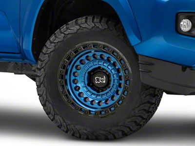 Black Rhino Sentinel Cobalt Blue with Black Ring 6-Lug Wheel; 17x8.5; -10mm Offset (16-23 Tacoma)